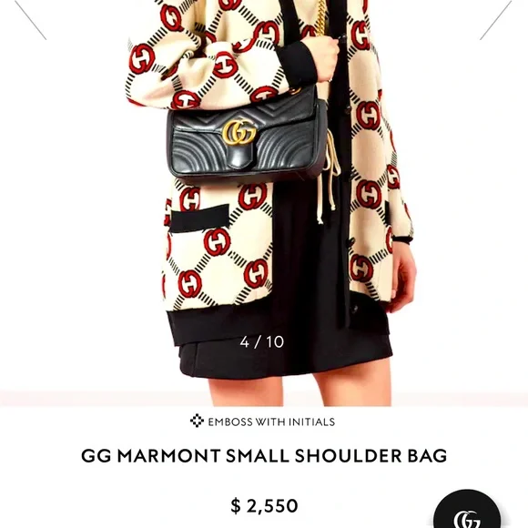 Gucci Marmont Small Shoulder Bag - Picture 1 of 6